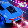 2.4g remote control concept car, dual-spray stunt rc toy car with gesture sensing, lights, music, and sci-fi design