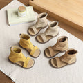 girls' sandals: new summer  collection - kids' fashionable retro british style hollow-out roman sandals