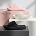 Women's "cloud slides" sandals - 2025 summer indoor home lightweight wear-resistant bathroom bath couple's outdoor slippers