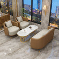 Negotiation table and chair combination sales office reception table and chair shopping mall beauty salon casual single sofa coffee table combination