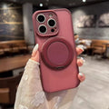 Plum red [360 rotating stand]