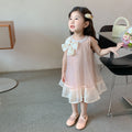 Girls' bowknot dress - new  collection - stylish and cute birthday dress for baby girls - trendy kids' skirt