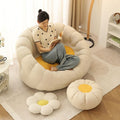 Lazy sofa detachable washable single and double can lie down and sleep lazy nest chair for home small apartment balcony casual bean bag