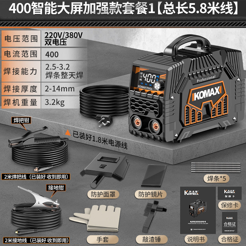 220v portable mini welding machine for home use, 315 dual voltage industrial grade all-copper 380v welder