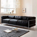 Nandi lc3 genuine leather sofa le corbusier medieval designer bauhaus living room italian minimalist straight row sofa