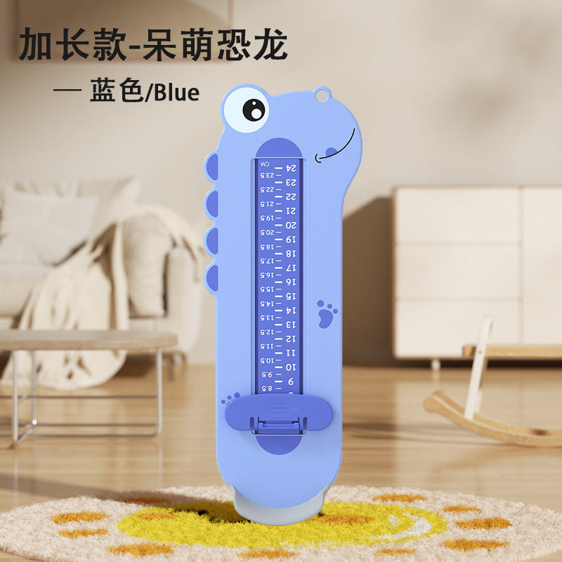 Baby foot measuring device - home use foot length & shoe insole length measurer - universal infant foot measuring tool - the ultimate shoe buying guide for kids