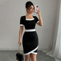 Amazon cross-border fashionfrenchaccessible luxury style intellectual dresssummer small fragrance sense of designeleganthigh waist midi skirt