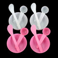 Beauty mask bowl individually packaged mask mixing tool three-piece set plastic bowl + stirring stick + 20ml measuring spoon