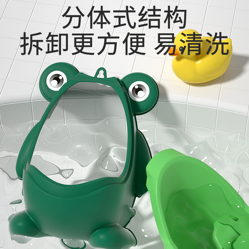Wall-mounted potty for boys - portable urinal for babies & toddlers - standing toilet training urinal - pee training device