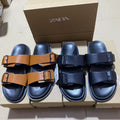 Za2024summernew arrivalcasual one-line sandals beef tendon bottom sandals thick sole height-increasing sandals lazy shoes outwear trendy