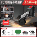Nanwei brushless mini angle grinder 3inch - multi-function cordless hand grinder, polisher, and cutter