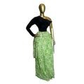 European and american cross-border women's fashion:  summer new arrivals - chic, elegant, fresh, printed, high-waisted, slimming maxi skirts and midi skirts