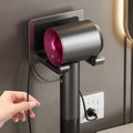 Hair dryer holder - no drilling required, bathroom hair dryer rack, wall-mounted hair dryer stand, bathroom organizer