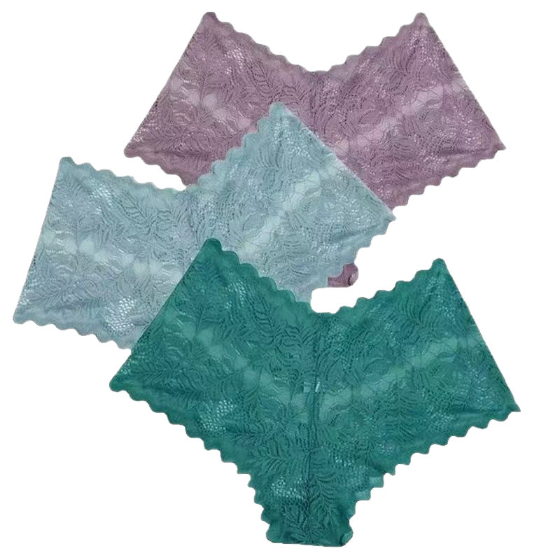 Ready-to-ship, -cross-border hot-selling women's sexy and alluring hollow-out lace lingerie and panties