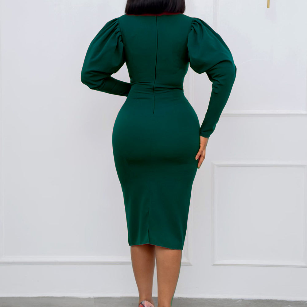 D253   new solid color beaded bodycon pearl halter african plus size european and american dress