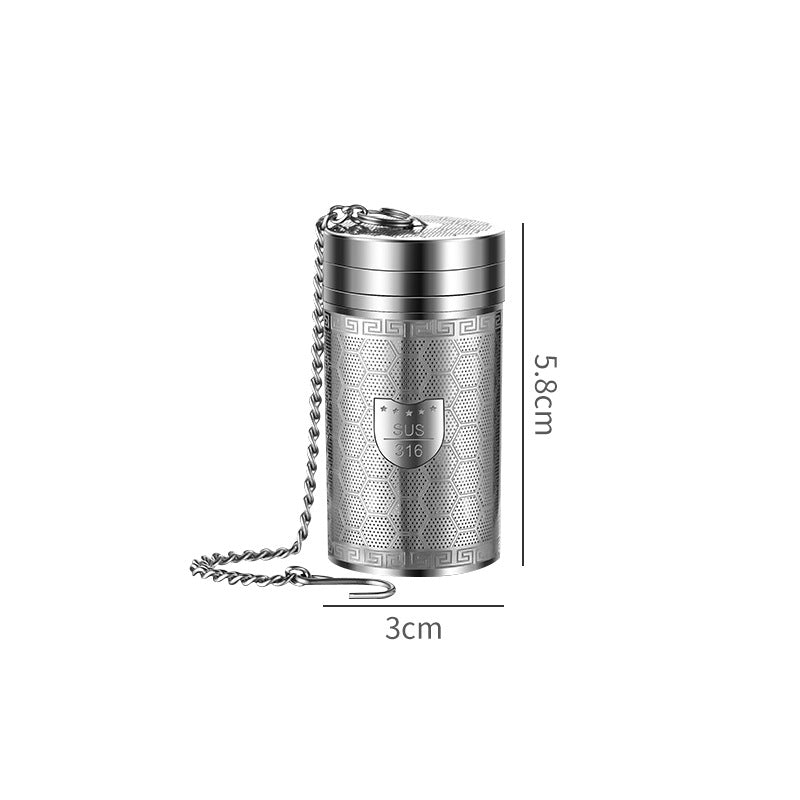 316L stainless steel tea leak mesh stew teapot tea artifact tea compartment water separation tea filter cooking ball