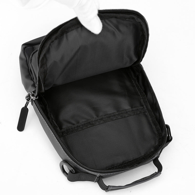 Factory direct sales new multi-functional men's breast bag fashion leisure shoulder messenger bag outdoor travel small bag