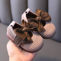 Baby first walker shoes - spring/autumn, 0-2 years old, toddler shoes, princess shoes, girls' leather shoes, non-slip soft sole infant shoes