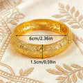 Vintage twisted rope gold-plated bangle - southeast asian & middle eastern wedding style, fine gold bracelet - live stream source, wholesale from manufacturer