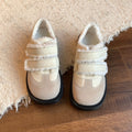 2026 fall/winter new retro fashion versatile velcro birkenstock-style flat comfort soft sole casual cotton slippers for women