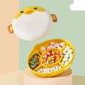 Broken shell chicken dried fruit plate with lid dried fruit box for home living room coffee table nut candy box melon seed box snack candy plate