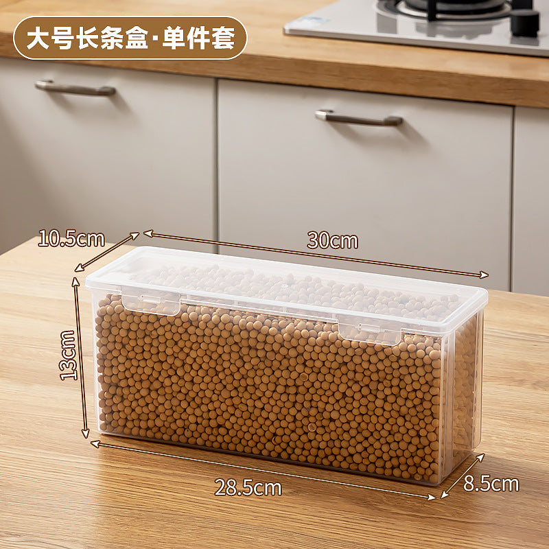 Kitchen Grains Storage Box with Lid Noodles Egg Storage Box Food Grade Transparent Refrigerator Fresh Storage Box