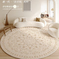 Accessible luxury round carpet living room sofa classy bedroom bedside cloakroom computer chair swivel chair study table floor mat