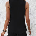 Shipped: independent e-commerce platform , european and american style women's clothing, top and shorts set, sleeveless round neck pullover top