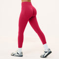 Seamless cross-border yoga pants - no-show peach lift, high-waisted, tight-fitting leggings with high elasticity - style 2557