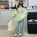 Girls' spring casual sweatshirt  new kids' polo collar fashion long sleeve little girl's spring/autumn stylish top