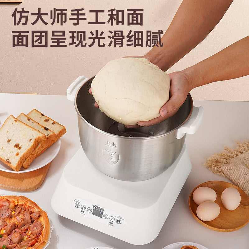 Household large-capacity fully automatic dough kneading machine, constant temperature fermentation and dough waking all-in-one multi-functional smart chef machine