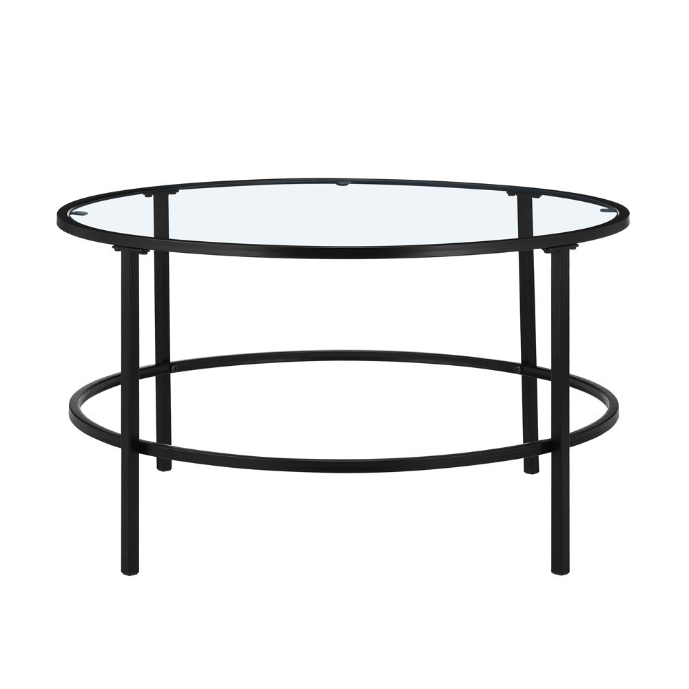 Glass coffee table tempered glass coffee tableaccessible luxuryclassy coffee table modern casual round side table