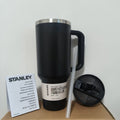Amazon stanley 3rd generation ice cup 304 stainless steel vacuum insulated cup outdoor portable foldable straw cup