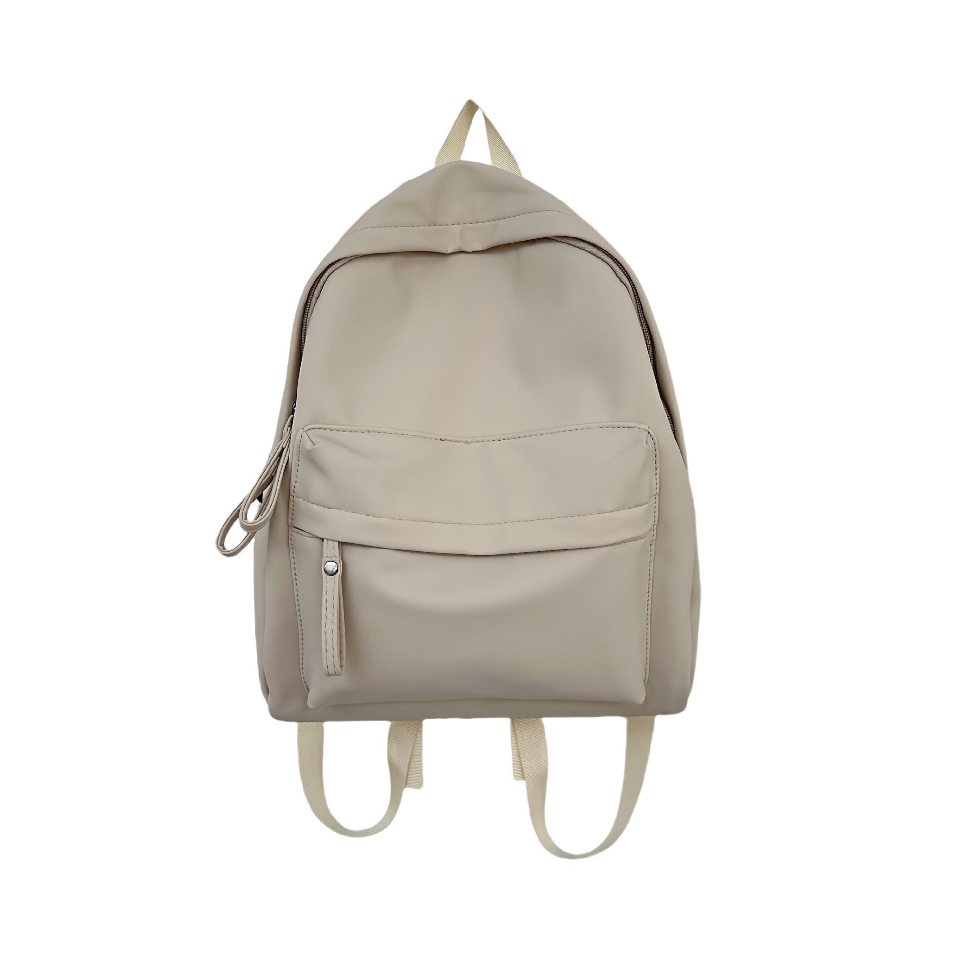 Backpack Women's Large Capacity 2025 New Middle and High School Student Backpack Simple Solid Color Travel Bag Versatile College Style