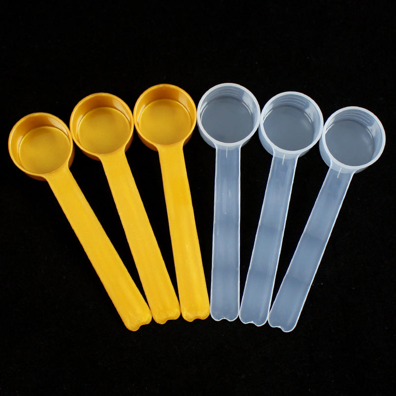 Plastic measuring spoon facial mask powder spoon 8ml milliliter measuring spoon laundry detergent powder feed fertilizer pesticide spoon filled with water 8 grams