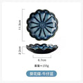 Japanese kiln-turned plate, ceramic snack plate, seasoning plate, restaurant hot pot sauce plate, sushi sauce plate, wholesale
