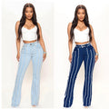 Export raw edge jeans for women, hot-selling european and american raw edge stretch jeans, plus size washed bearded women's jeans