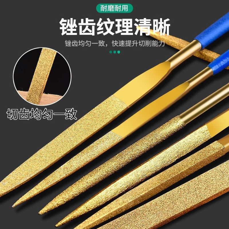 Diamond file, titanium plated file, assorted file, alloy file, metal jade grinding tool suit