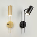 Nordic living room background wall lamp post-modern creative minimalist reading wall sconce rotatable with switch bedroom bedside