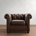 American retro leather sofa, top grain cowhide, living room home use, suitable for small to large apartments, brown leather sofa, mid-century modern classic style