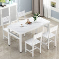 For home dining table and chairs table and chairs snack bar modern small apartment fast food casual restaurant dining table rectangular combination simple