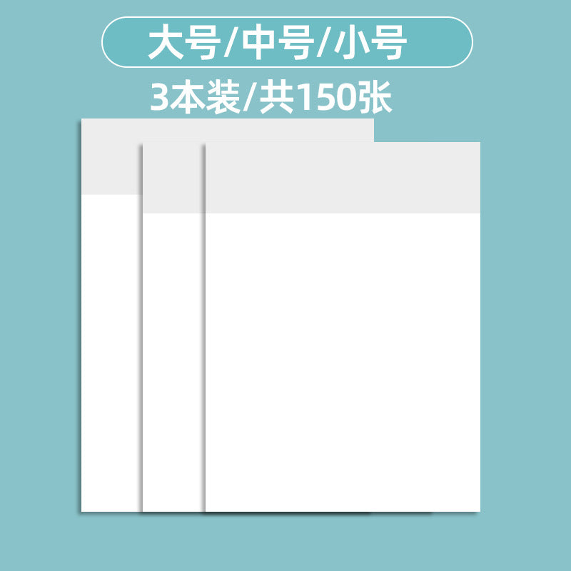 Transparent sticky notes for highlighting key points, waterproof, perfect for note-taking, student supplies, learning, expanding classroom activities, and general sticky notes