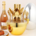 supply 1010 stainless steel tableware western cutlery, fork and spoon set 24-piece set silver egg golden egg mood egg gift