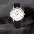 Amora casual women's watch - silent quartz watch for middle and high school students, perfect for exams - minimalist, stylish design with starry night luminous dial