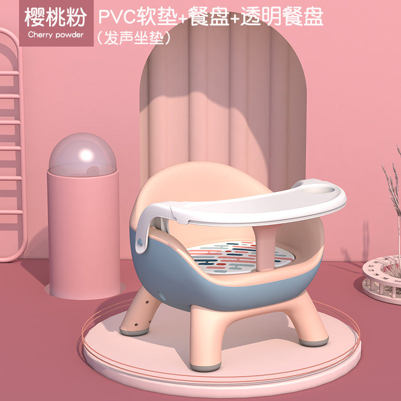 Baby dining chair, baby chair, backrest seat, for home small bench, low chair, dining table chair, kids stool