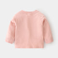 Babylon baby autumn clothes baby pure cotton home retropure cottonspring & fallintimates bottom shirt children's clothing shoulder open t-shirt