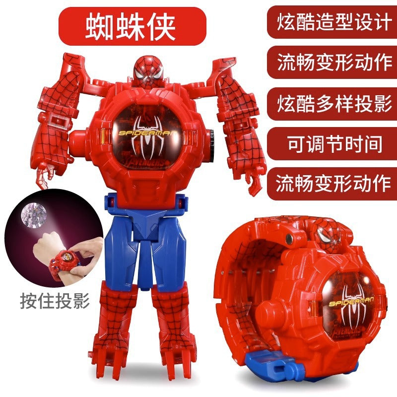 Ultraman zero watch - kids' edition: light-up projector, transforming toy, perfect gift for preschoolers and toddlers