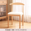 Wood color | upgraded and reinforced [high elastic sponge] beige microfiber leather seat surface