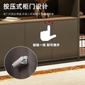 Office bookcase boss background cabinet file cabinet wooden information cabinet storage storage wall floor cabinet