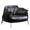 Source factory light luxury single sofa living room for homeclassy designer genuine leather classy art balcony casual chair
